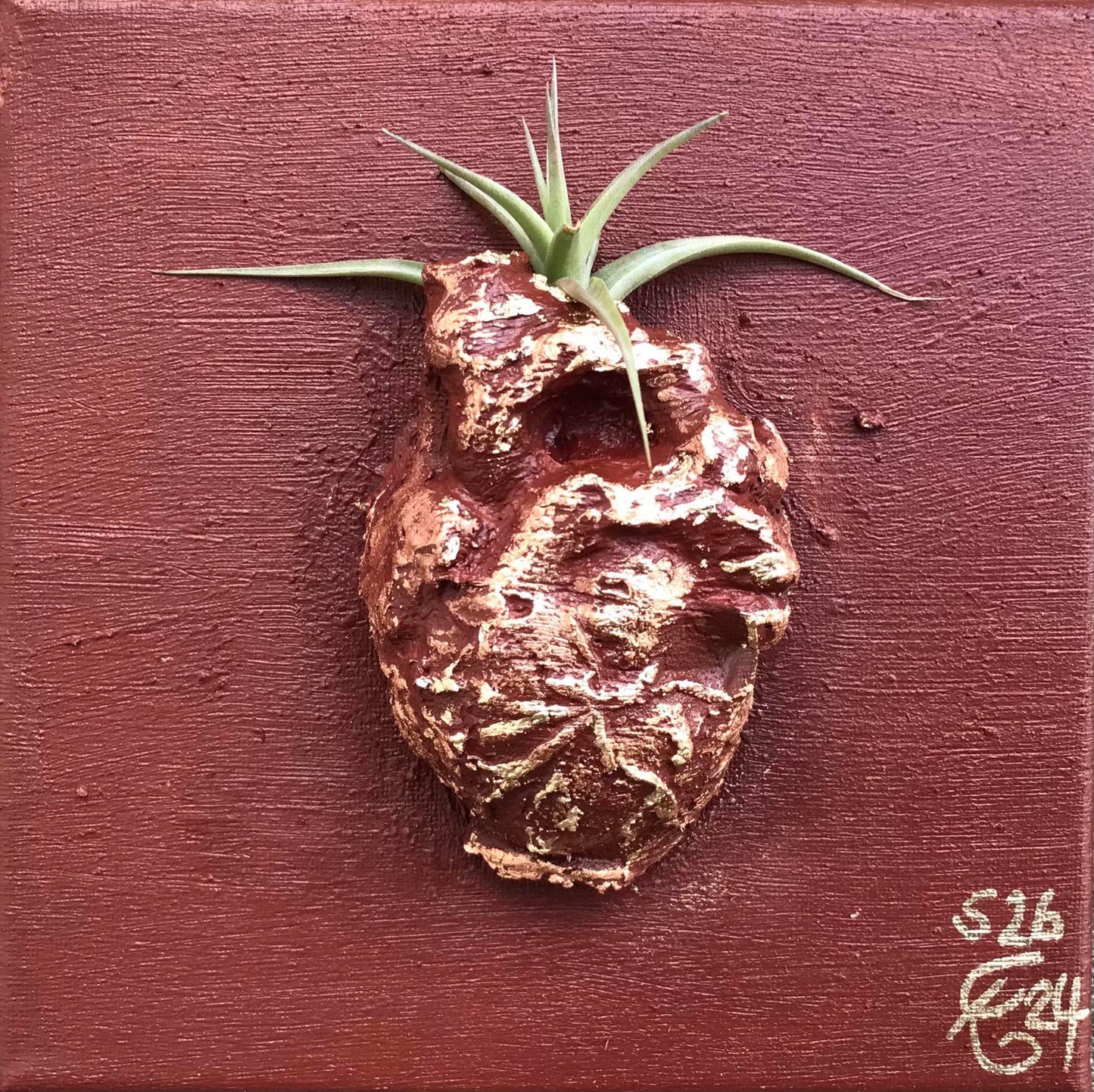 'Growth' - (Karen Hansen, 2024) Mixed Media and Earth Pigment on Canvas