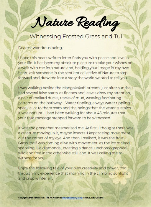 Creative Witness: Nature Reading