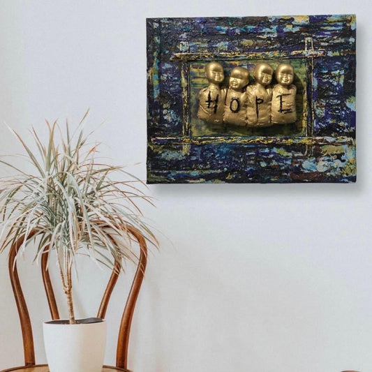 'Hope' - (Karen Hansen, 2022) Mixed Media Canvas