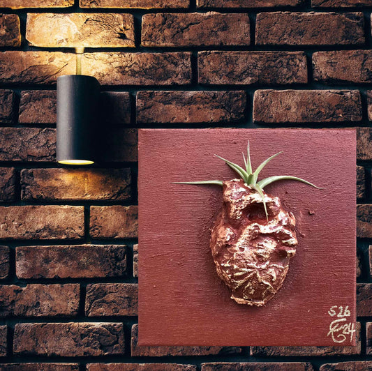 'Growth' - (Karen Hansen, 2024) Mixed Media and Earth Pigment on  Canvas