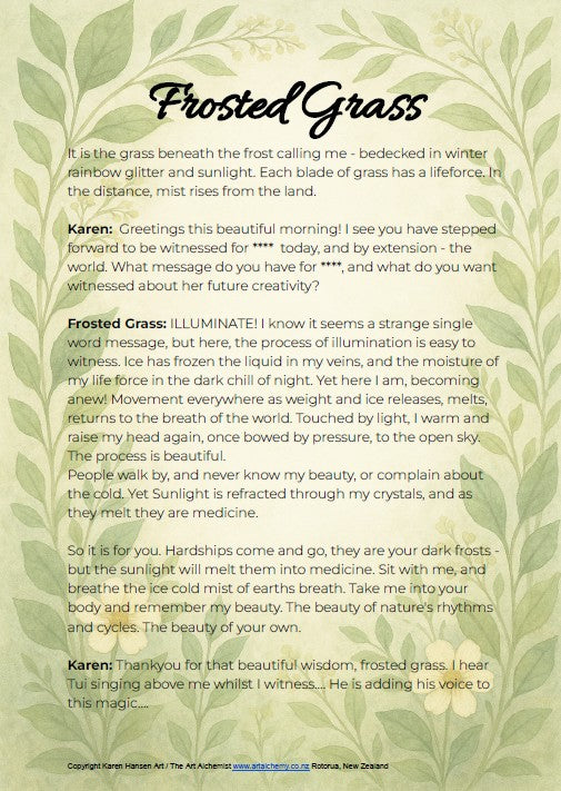 Creative Witness: Nature Reading